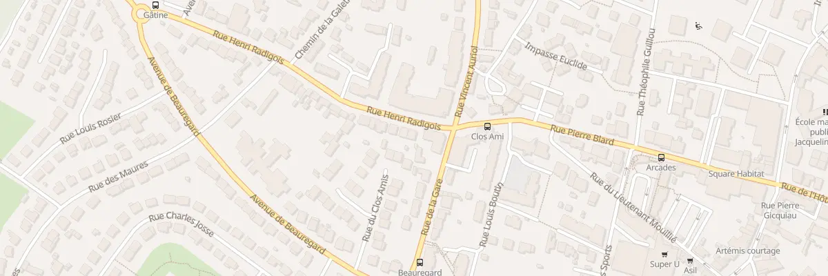 Plan du 5 Rue Henri Radigois à Saint-Herblain
