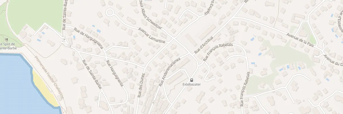 Plan du 43 Rue Anderemarienea à Saint-Jean-de-Luz