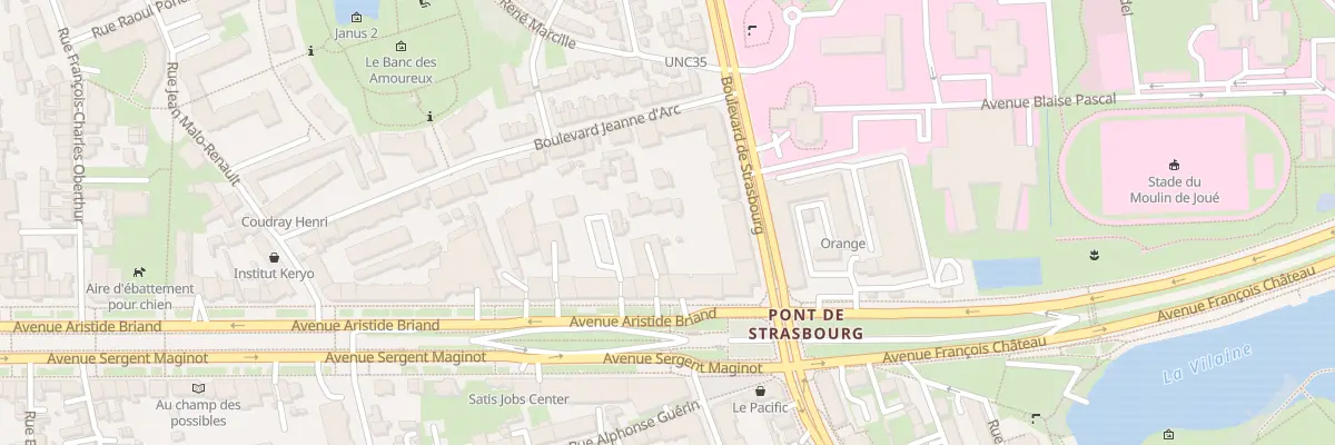 Plan du 36D Bd Jeanne d’Arc à Rennes