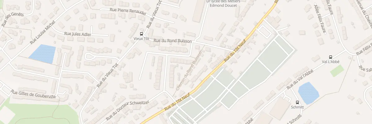 Plan du 3 Rue Docteur Schweitzer Equeurd à Cherbourg-en-Cotentin