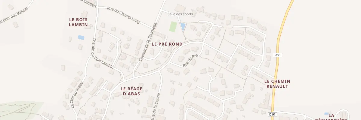 Plan du 1 Rue du Pre à Saint-Germain-sur-Ille