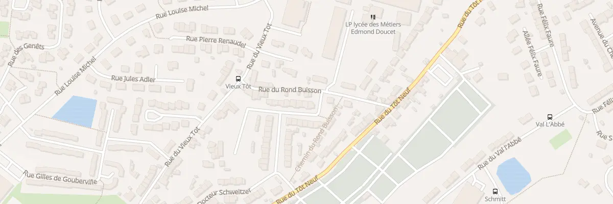 Plan du 4 Rue Docteur Schweitzer Equeurd à Cherbourg-en-Cotentin