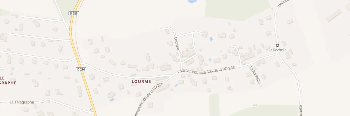 Plan du 78 Lourme à Orgères