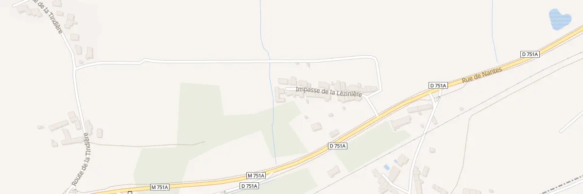 Plan du 16 Imp de la Lézinière à Bouaye