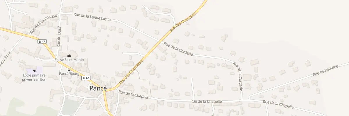 Plan du 4 Rue de la Corderie à Pancé