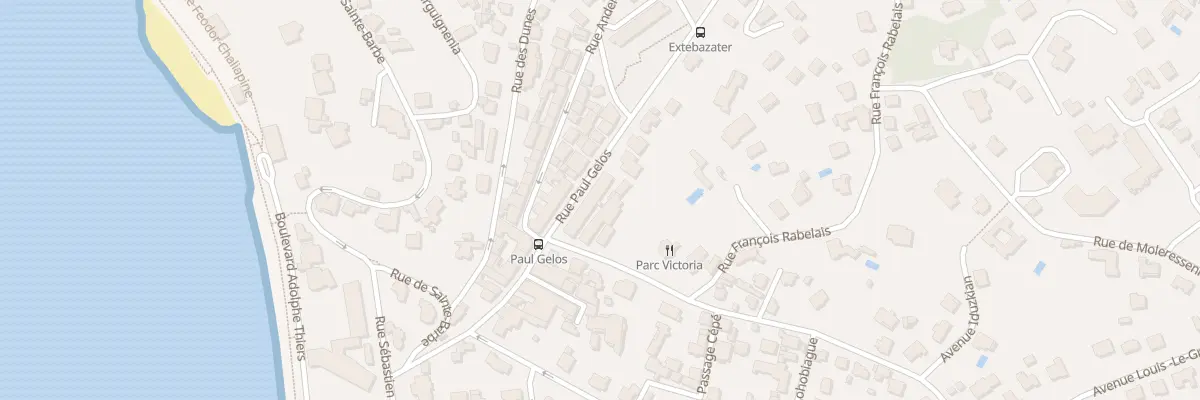 Plan du 24 Rue Paul Gelos à Saint-Jean-de-Luz