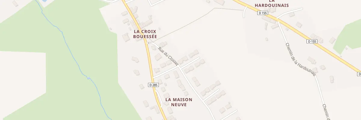 Plan du 7 Rue du Closset à La Boussac