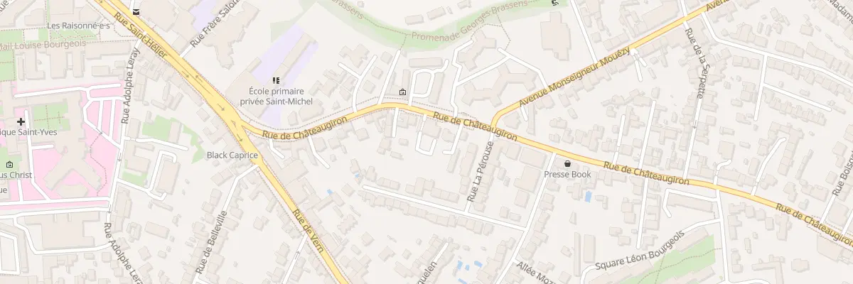Plan du 26 Rue de Châteaugiron à Rennes