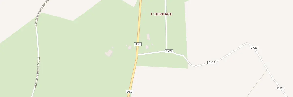 Plan du 1 Rue de la Grande Motte à Fierville-les-Mines