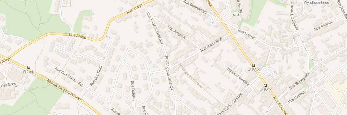 Plan du 40 Rue Jean Mace Equeurdreville à Cherbourg-en-Cotentin