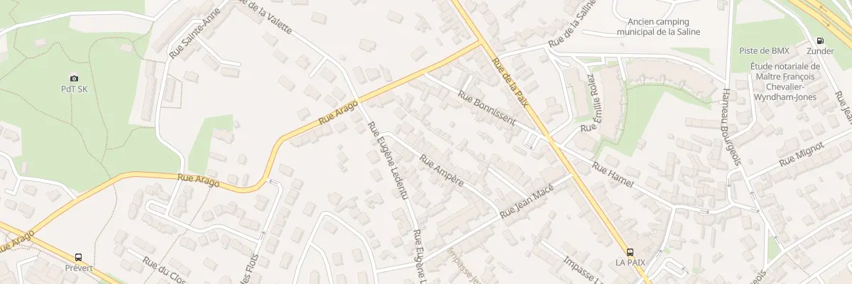 Plan du 28 Rue Ampere - Equeurdreville à Cherbourg-en-Cotentin