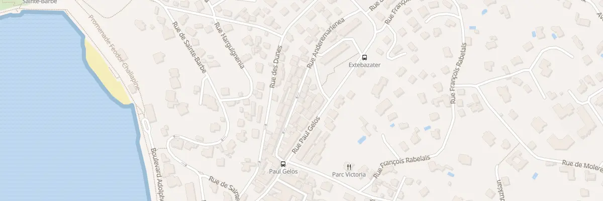 Plan du 18 Rue Anderemarienea à Saint-Jean-de-Luz
