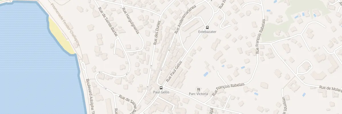 Plan du 14 Rue Anderemarienea à Saint-Jean-de-Luz