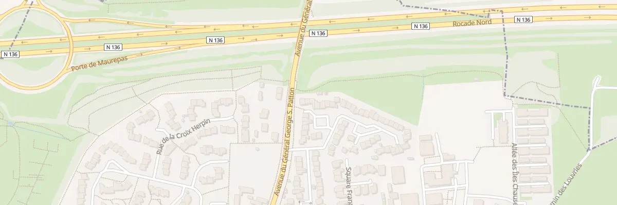 Plan du 10 Sq Général John S. Wood à Rennes