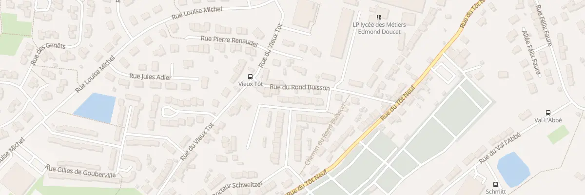 Plan du 12 Rue Docteur Schweitzer Equeurd à Cherbourg-en-Cotentin