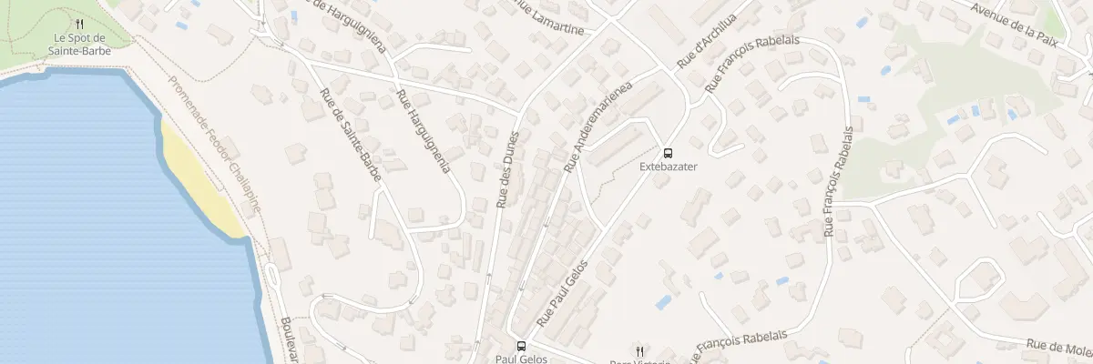 Plan du 29 Rue Anderemarienea à Saint-Jean-de-Luz