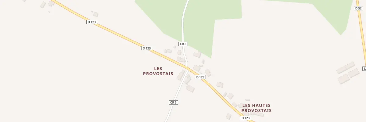 Plan du 16 Les Hautes Provostais à Mouais