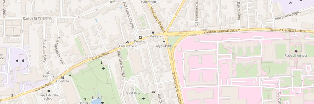 Plan du 48 Rue Durafour à Rennes