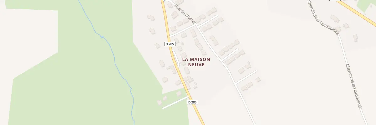 Plan du 35 Rue de la Croix Bouessée à La Boussac