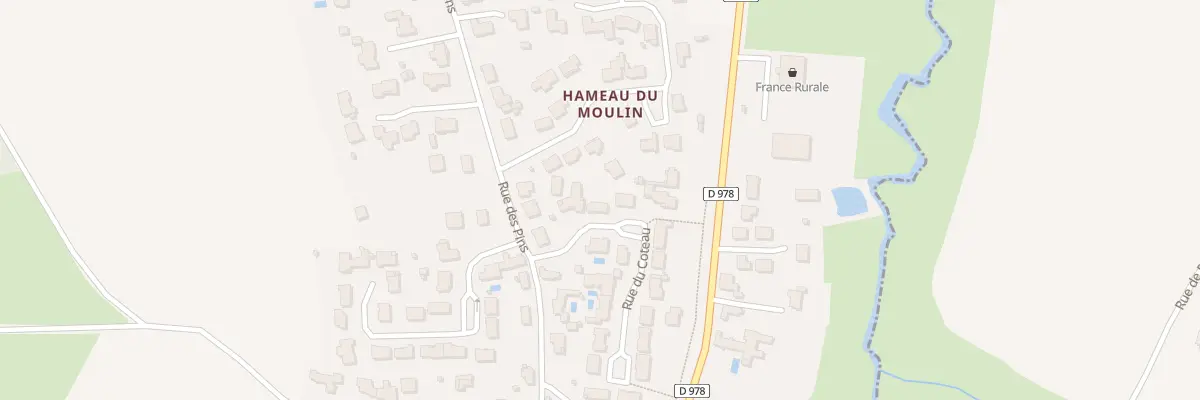 Plan du 2 Rue du Coteau à Saint-Georges-de-Pointindoux