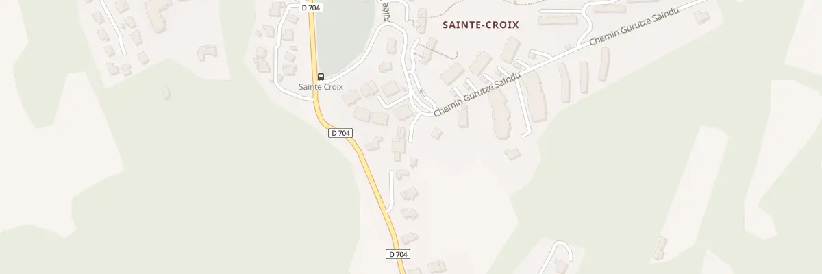 Plan du 1 All Sainte-Croix à Ciboure