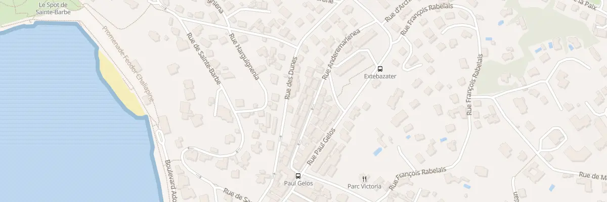 Plan du 25B Rue Anderemarienea à Saint-Jean-de-Luz