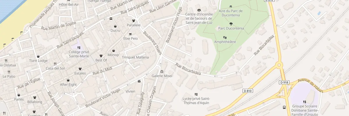 Plan du 3 Rue Biscarbidea à Saint-Jean-de-Luz