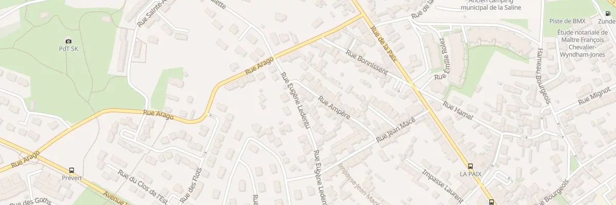 Plan du 19 Rue Ampere - Equeurdreville à Cherbourg-en-Cotentin