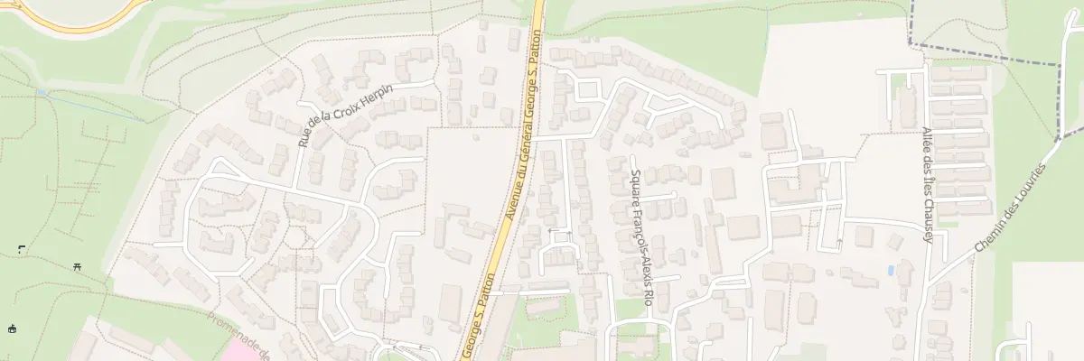 Plan du 80 Sq Général John S. Wood à Rennes
