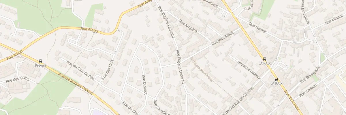 Plan du 55 Rue Eugène Ledentu à Cherbourg-en-Cotentin