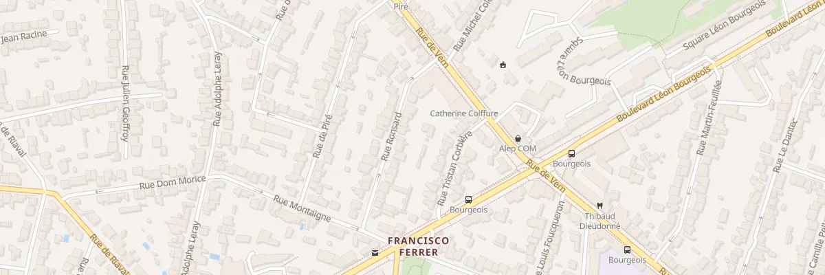 Plan du 9 Rue Ronsard à Rennes