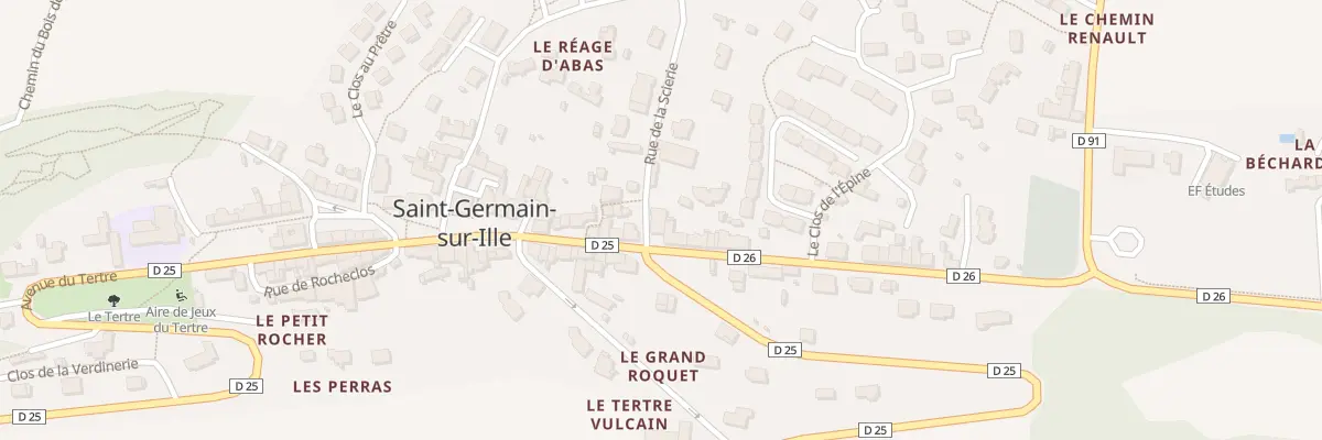 Plan du 13 Av de la Rabine des Fouteaux à Saint-Germain-sur-Ille