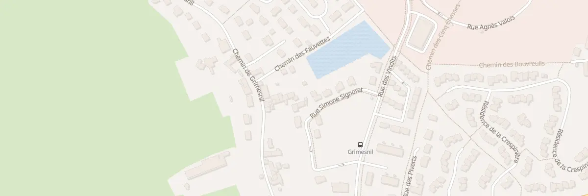 Plan du 22 Chem de Grimesnil Octeville à Cherbourg-en-Cotentin