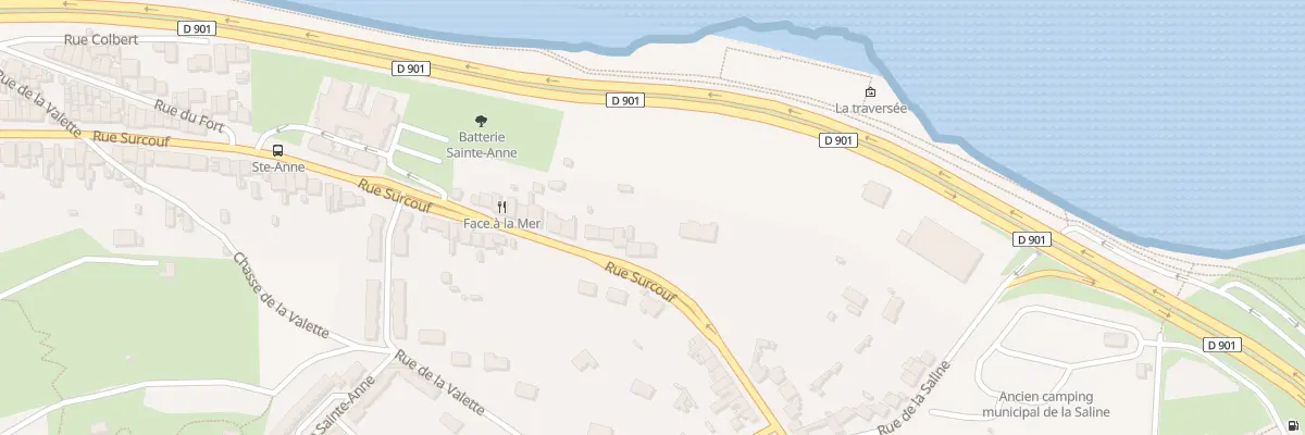 Plan du 2 Rue Surcouf à Cherbourg-en-Cotentin