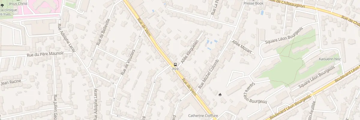 Plan du 37 Rue de Vern à Rennes