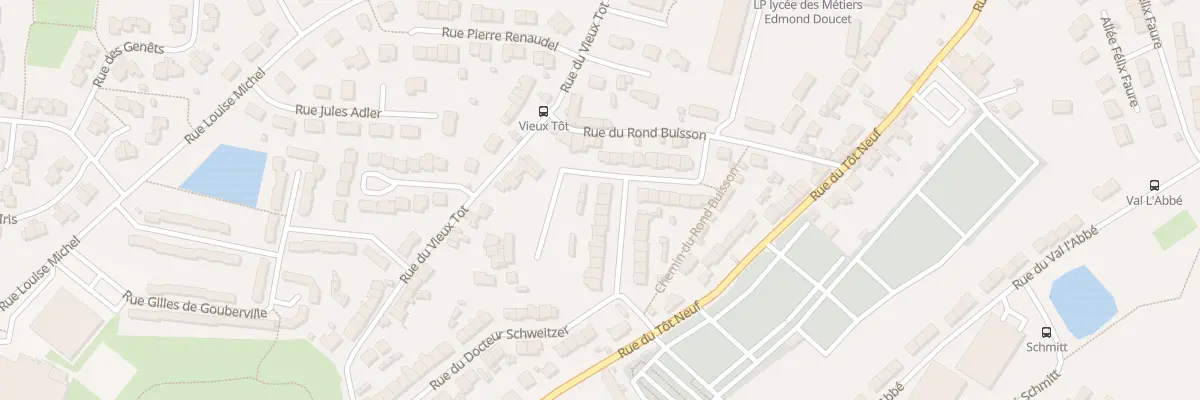 Plan du 20 Rue Docteur Schweitzer Equeurd à Cherbourg-en-Cotentin