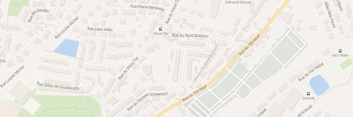 Plan du 22 Rue Docteur Schweitzer Equeurd à Cherbourg-en-Cotentin