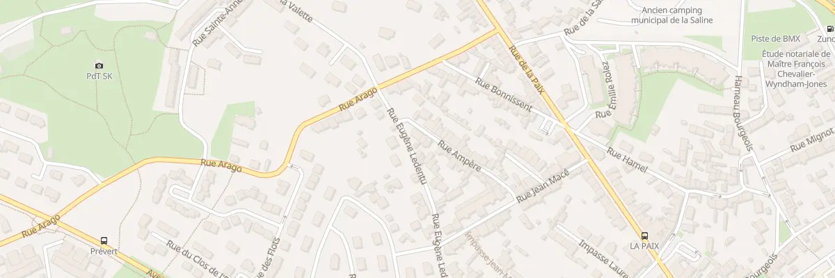 Plan du 23 Rue Ampere - Equeurdreville à Cherbourg-en-Cotentin