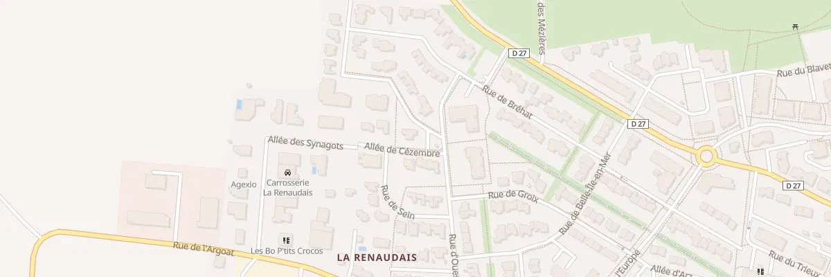 Plan du 2 Rue de Sein à Betton