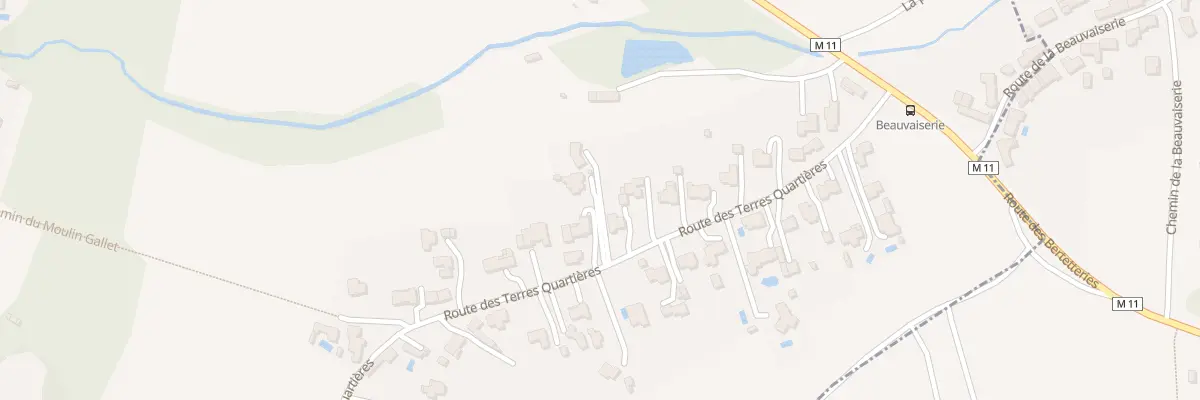 Plan du 40Q Rte des Terres Quartières à Bouaye