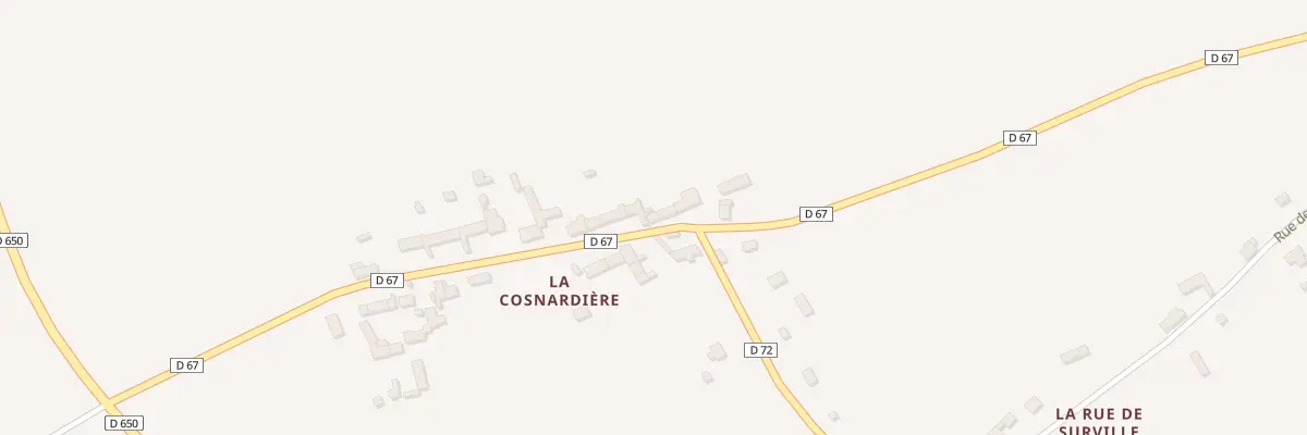 Plan du 24 Rte de la Cosnardiere St-Remy à La Haye