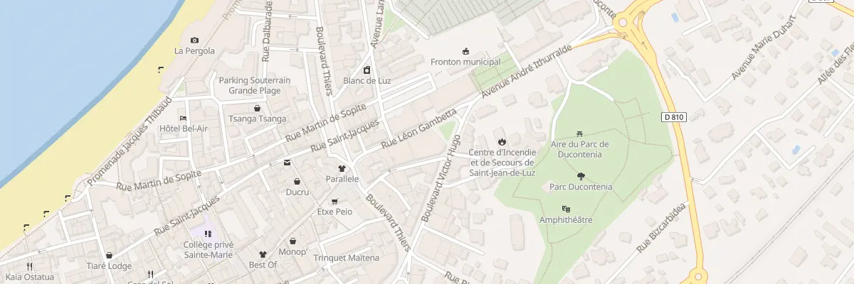 Plan du 102 Rue Gambetta à Saint-Jean-de-Luz
