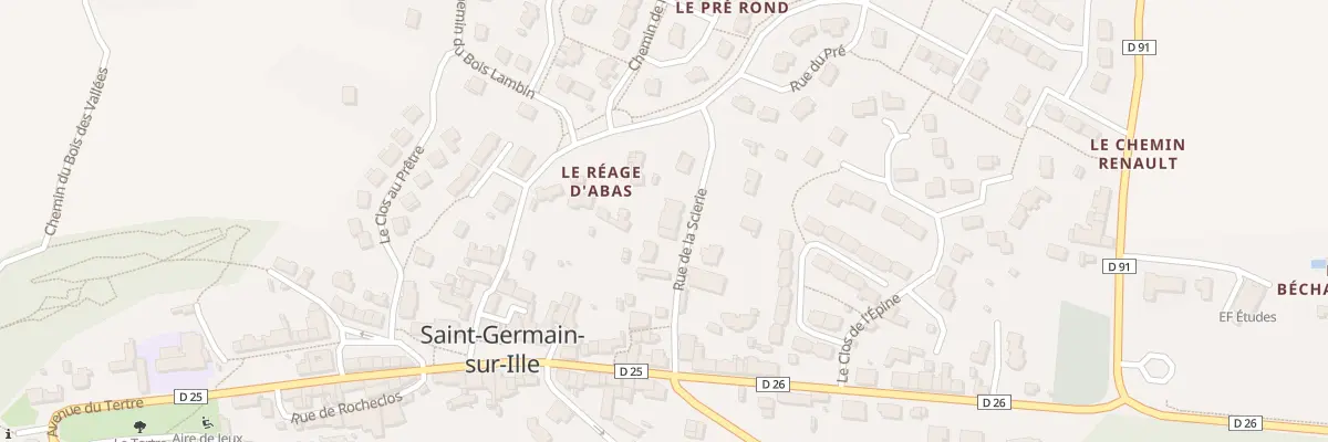 Plan du 5322 Rue de la Scierie à Saint-Germain-sur-Ille