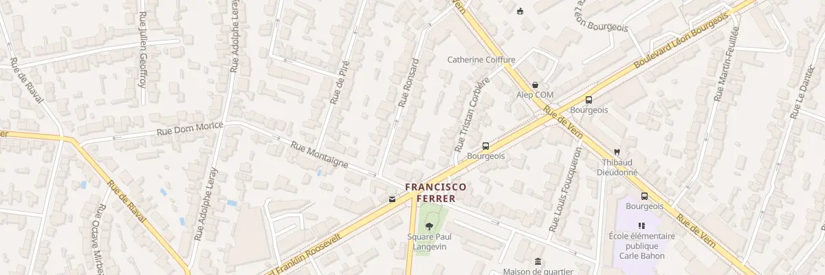 Plan du 21 Rue Ronsard à Rennes