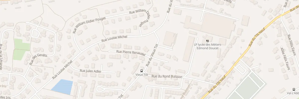 Plan du 2 Rue Pierre Renaudel à Cherbourg-en-Cotentin