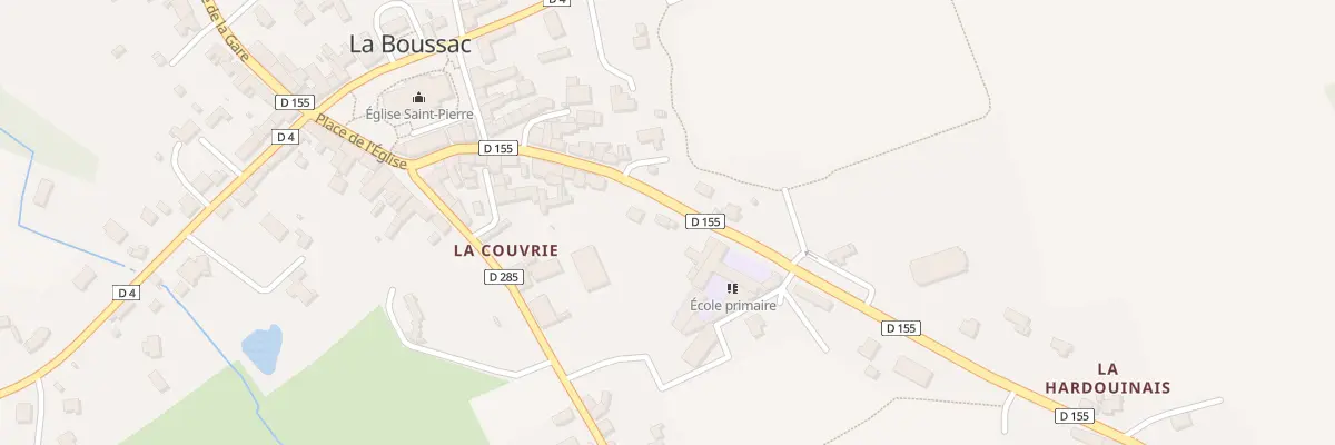 Plan du 22 Rue de Fougères à La Boussac