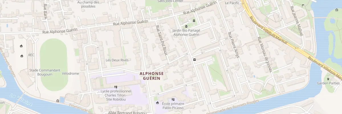 Plan du 9 Rue Henri Delaborde à Rennes