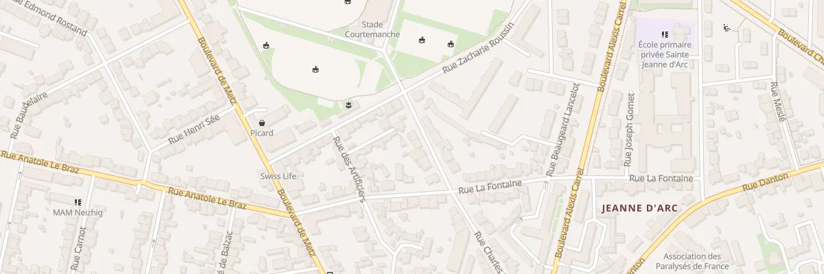 Plan du 43 Rue Charles Le Goffic à Rennes