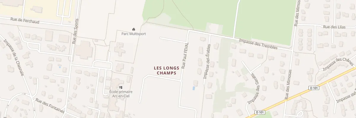 Plan du 9 Rue Paul Féval à Crevin