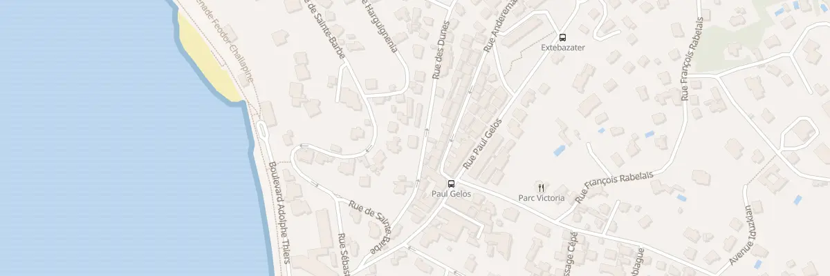 Plan du 5 Rue des Dunes à Saint-Jean-de-Luz